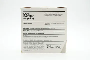 Bộ sạc nhanh 45W Verizon (Mỹ) kèm cáp C to C dài 2M, sạc nhanh PPS/PD/QC - Không bảo hành cáp đi kèm (P128006)