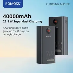 Pin dự phòng 40.000mAh ROMOSS PEA40 sạc nhanh 22.5W ( ko hộp ) (P127971)