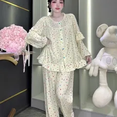 {Mẫu mới} Tiểu thư tay dài ren tầng