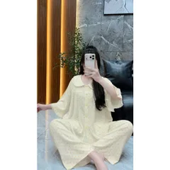 {Mẫu mới} Tay lỡ cổ sen phối ren F21