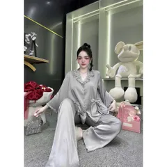 Bộ ngủ mặc nhà pijama trơn