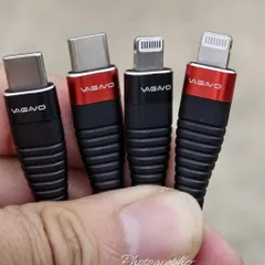 Cáp sạc nhanh Usb Type C to Lightning Thương hiệu Vagavo hàng bán Amazon - Chiều dài 1,8m Newnobox (P127197)