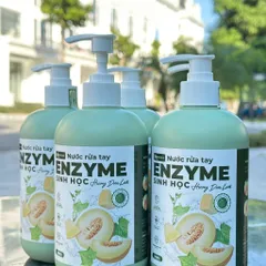💧 NƯỚC RỬA TAY ENZYME SINH HỌC BOMIXTRA – HƯƠNG DƯA LƯỚI (500G) 🍈 (P127076)