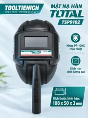 Mặt Nạ Hàn Total TSP9102 – Nhựa PP Chịu Nhiệt, Kính Hàn 108×50×3mm