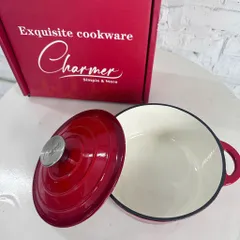 Nồi gang đúc nguyên khối thương hiệu Charmer, size 20-22-24cm (P126265)