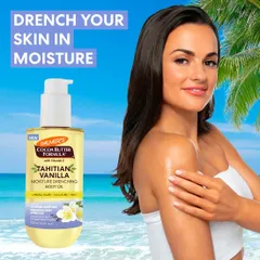 Dầu dưỡng da body Palmer's Tahitian Vanilla Moisture Drenching Body Oil 192ml