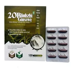 20B Blinhzhi Ginseng Viên tăng lực nhân sâm nắm đông trùng hạ thảo bồi bổ cơ thể, ăn ngủ ngon người suy nhược