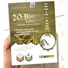 20B Blinhzhi Ginseng Viên tăng lực nhân sâm nắm đông trùng hạ thảo bồi bổ cơ thể, ăn ngủ ngon người suy nhược