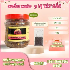 Chẩm Chéo 9 Vị Mắc Khén Hạt Dổi Tây Bắc Loại 300G - Tặng 1 Gói Cải Mèo Mộc Châu Gia Vị