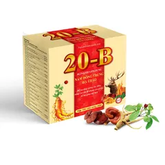Viên tăng lực nhân sâm 20B linhzi omega Giúp bồi bổ cơ thể, ăn ngủ ngon, cho người suy nhược sau bệnhh 
