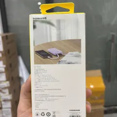 Sạc Dự Phòng Baseus PPMD10  10000mAh 30W – Tích Hợp 2 Cáp Type-C, Sạc Nhanh PD, Màn Hiển Thị Pin (P125842)