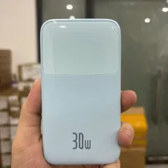 Sạc Dự Phòng Baseus PPMD10  10000mAh 30W – Tích Hợp 2 Cáp Type-C, Sạc Nhanh PD, Màn Hiển Thị Pin (P125842)