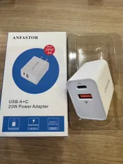 Củ sạc nhanh ANFASTOR USB-A + USB-C 20W PD – Sạc ổn định, thiết kế nhỏ gọn (P125601)