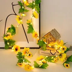 Đèn Năng Lượng Mặt Trời Đèn Led Trang Trí Tết 2025 Hoa Hướng Dương Đèn Trang Trí Ngoài Trời Năng Lượng Mặt Trời