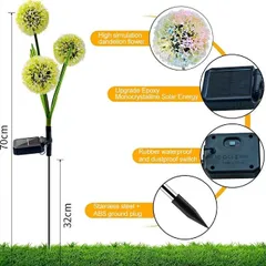 Đèn Năng Lượng Mặt Trời Đèn Led Trang Trí Tết 2025 Hoa Bồ Công Anh Đèn Trang Trí Ngoài Trời Năng Lượng Mặt Trời
