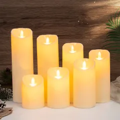 Đèn Nến Điện Tử LED Dùng Pin AA - Nến Giả Ánh Sáng Vàng Ấm, Trang Trí Sinh Nhật, Tiệc Cưới, Bàn Decor Nhà Hàng Khách Sạn