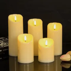 Đèn Nến Điện Tử LED Dùng Pin AA - Nến Giả Ánh Sáng Vàng Ấm, Trang Trí Sinh Nhật, Tiệc Cưới, Bàn Decor Nhà Hàng Khách Sạn