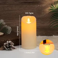 Đèn Nến Điện Tử LED Dùng Pin AA - Nến Giả Ánh Sáng Vàng Ấm, Trang Trí Sinh Nhật, Tiệc Cưới, Bàn Decor Nhà Hàng Khách Sạn