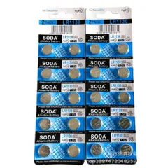 Pin Cúc Áo LR1130 AG10 (Vỉ 10 Viên) - Pin Nút Áo Alkaline 1.5V Cho Đồng Hồ, Cân Điện Tử, Đồ Chơi, Remote