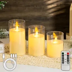 Nến Điện Tử Điểu Khiển Từ Xa Có Thể Sạc Lại Đèn Nến Led Trang Trí Phòng Ngủ Nến Điện Tử Trang Trí Lễ Tiệc Đèn Nến Điện
