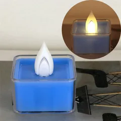 Nến Tealight Vuông Mẫu Mới Nến Điện Tử Trang Trí Lễ Tiệc Nến Led Trang Trí Phòng Ngủ Nến Trang Trí Sinh Nhật Để Bàn