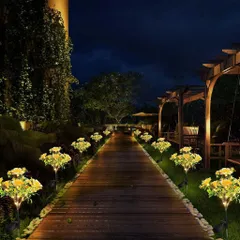 Đèn năng lượng mặt trời hoa cẩm chướng Đèn Trang Trí Tết 2025 Đèn trang trí năng lượng mặt trời Đèn trang Trí sân Vườn