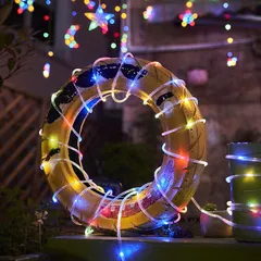 Dây đèn ống trang trí ngoài trời năng lượng mặt trời chống nước Đèn Led Trang trí Sân Vườn Ngoài Trời Đèn Trang Trí Tết