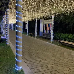 Dây đèn ống trang trí ngoài trời năng lượng mặt trời chống nước Đèn Led Trang trí Sân Vườn Ngoài Trời Đèn Trang Trí Tết