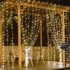 Đèn Năng Lượng Mặt Trời Đèn Rèm Trang Trí Ngoài Trời Đèn Trang Trí Lễ Tiệc Năng Lượng Mặt Trời Đèn Trang Trí Sân Vườn