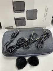 Mic thu âm không dây cài áo hãng LENOVO MC550 2TX + 1RX (P125176)