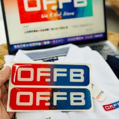 Logo dán xe OFFB decan 3M phủ keo thuỷ tinh (P124980)