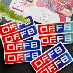 Logo dán xe OFFB decan 3M phủ keo thuỷ tinh (P124980)