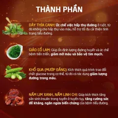 Viên uống Đường Huyết Vương 30 viên giúp ổn định đường huyết giảm biến chứng của bệnh tiểu đường