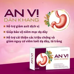 Viên An Vị Dân Khang – Hỗ Trợ Dạ Dày Khỏe, Giảm Trào Ngược, Cải Thiện Rối Loạn Tiêu Hóa, Hộp 30 Viên