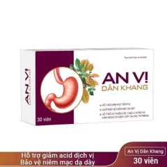 Viên An Vị Dân Khang – Hỗ Trợ Dạ Dày Khỏe, Giảm Trào Ngược, Cải Thiện Rối Loạn Tiêu Hóa, Hộp 30 Viên