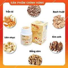 Hoàng Tố Nữ Dan Khang hỗ trợ giảm khí hư bạch đới bổ trung ích khí cho phụ nữ Hộp 60 viên