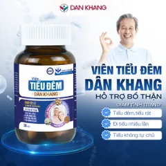 Viên Uống Tiểu Đêm Dân Khang– Hỗ Trợ Chăm Sóc Hệ Tiết Niệu, Dùng Hàng Ngày Hộp  30 Viên
