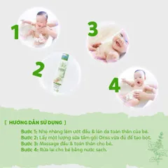 Sữa Tắm Gội Cho Bé Oriss Baby – Dịu Nhẹ, Không Cay Mắt, Giúp Da Bé Mềm Mịn & Khô Thoáng, Chai 150ml