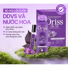 Nước hoa vùng kín nữ Oriss chiết xuất tía tô ngừa khuẩn hương thơm quyến rũ lưu hương 24h 10ml