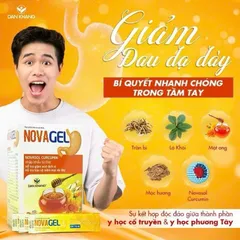 Gel Dạ Dày NOVAGEL Dân Khang – Phù Hợp Người Trào Ngược, Bảo Vệ Niêm Mạc, Êm Dịu Dạ Dày, Hộp 20 Gói