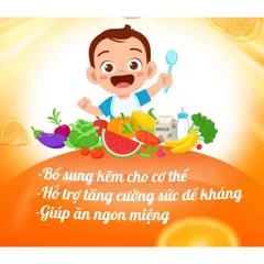 Dung Dịch Zinc Fobe Oral Bổ Sung Kẽm, Giúp Ăn Ngủ Ngon, Tăng Cường Đề Kháng Cho Trẻ - Hộp 20 ống 847493