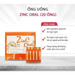Dung Dịch Zinc Fobe Oral Bổ Sung Kẽm, Giúp Ăn Ngủ Ngon, Tăng Cường Đề Kháng Cho Trẻ - Hộp 20 ống 847493