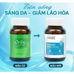 Viên uống Oribe giúp giảm nguy cơ lão hóa da, sạm da, chống oxy hóa tăng độ đàn hồi da Hộp 30 viên