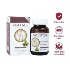 Viên uống hỗ trợ giảm triệu chứng tê đau phù do suy giãn tĩnh mạch Vascovein Dân Khang