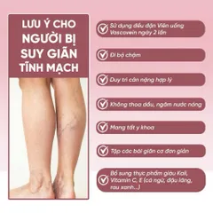 Viên uống hỗ trợ giảm triệu chứng tê đau phù do suy giãn tĩnh mạch Vascovein Dân Khang