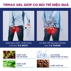 Gel Bôi Trĩ Trimax - Giúp Giảm Đau Rát Và Co Búi Trĩ , Giảm Ngứa Ngăn Ngừa Sưng Chảy Máu (Tuýp 20g)