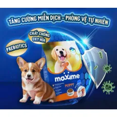 Thức ăn hạt cho chó con vị Thịt Gà gói 400 & 1.5kg - Maxime Puppy Rich in Chicken - Philippines