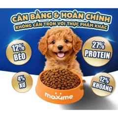 Thức ăn hạt cho chó con vị Thịt Gà gói 400 & 1.5kg - Maxime Puppy Rich in Chicken - Philippines
