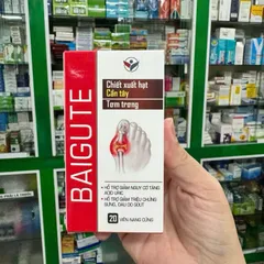 BAIGUTE - 20 viên - Hỗ trợ giảm nguy cơ tăng acid uric, hỗ trợ giảm triệu chứng sưng đau do gout