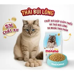 Thức ăn cao cấp dành cho mèo trưởng thành hỗ trợ thận, búi lông Maxime elite bao 5kg